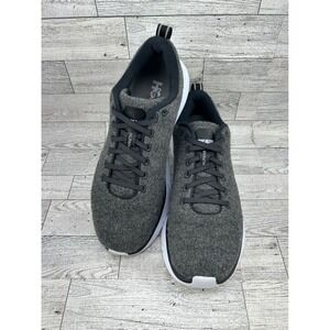 Hoka One One W Hupana Wool Running Shoes Women's Size 8 Gray‎ Comfort Sneaker